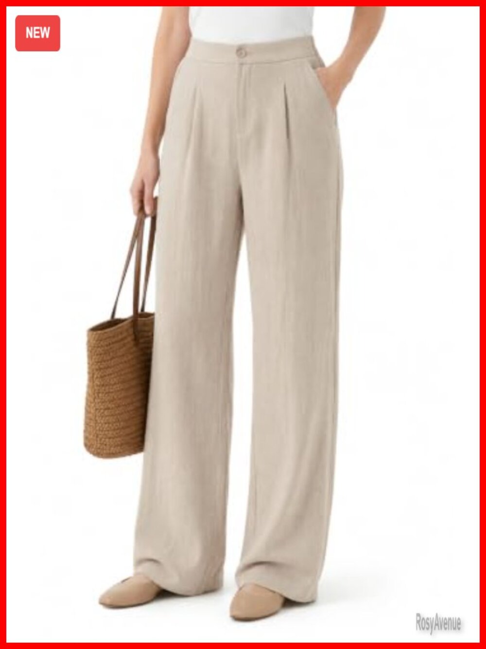 Tall Linen Wide Leg Palazzo Dress Pants for Work Business Casual